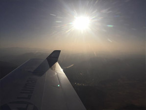 Inside the Sahara send cloud