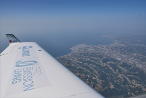 Overflying Nice airport